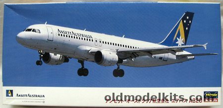 Hasegawa 1/200 Airbus A320 - Ansett Australia, 10622 plastic model kit